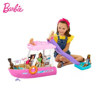 BARBIE 芭比泳装 芭比（Barbie）娃娃女孩生日礼物新年礼物过家家玩具-芭比之梦想游轮HJV37