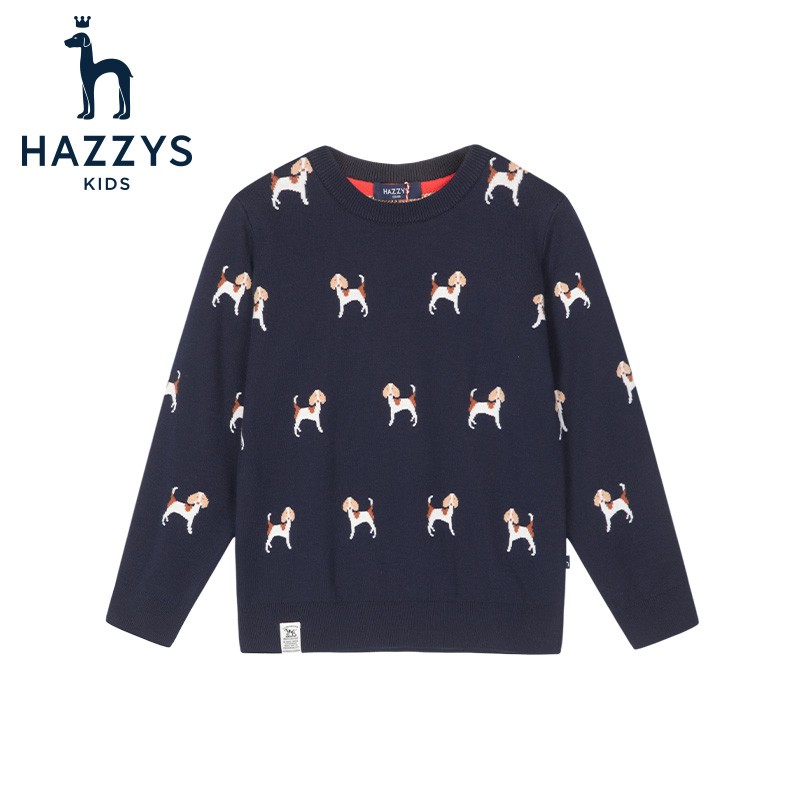 HAZZYS 哈吉斯 男童时尚保暖线衣 券后199元