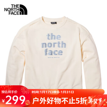 北面 针织卫86QA N3N/米白色 M