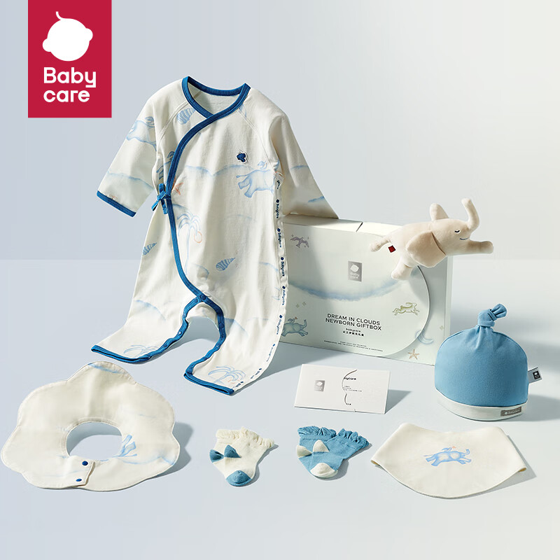 春节年货礼盒：babycare 新生儿见面套装礼盒 189元