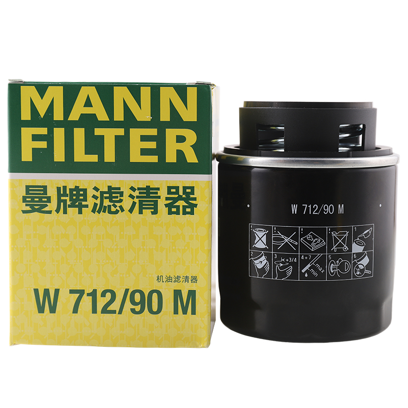 曼牌滤清器 W712 90M 机油滤清器 券后20元