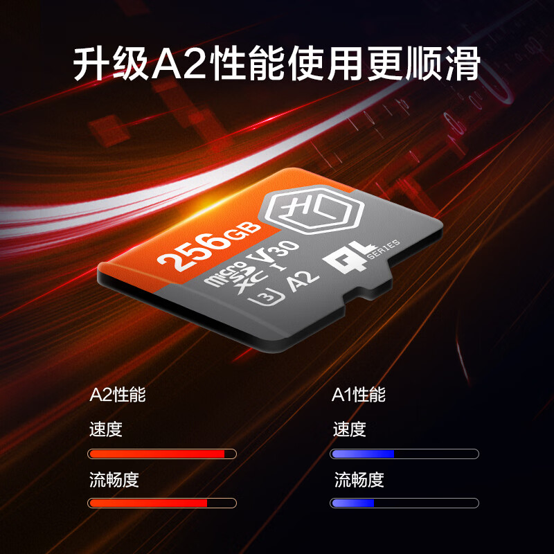 京东京造 麒麟系列 TF存储卡 256GB 104元