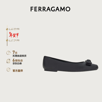 菲拉格慕 Ferragamo）女Vara平底鞋 0757823_1D _ 60 /36.5码礼物送女友