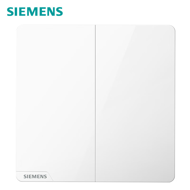 SIEMENS 西门子 皓彩 开关面板 二开双控 雅白 18.95元（双重优惠）