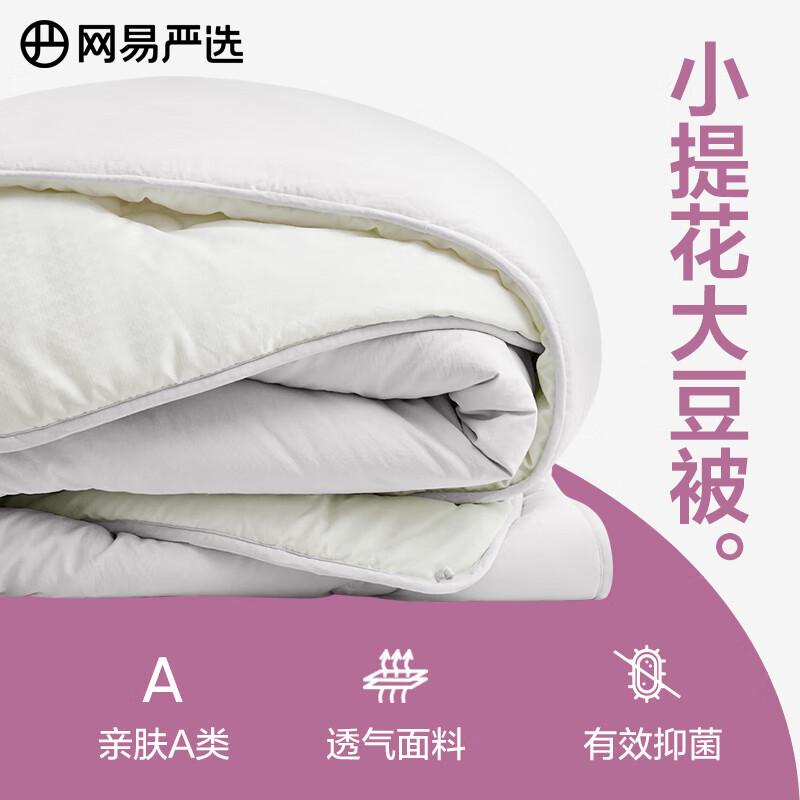 YANXUAN 网易严选 A类抗菌大豆被纤维被秋冬冬季被子蓬蓬被 冬被*200*230cm*灰色 券后149元