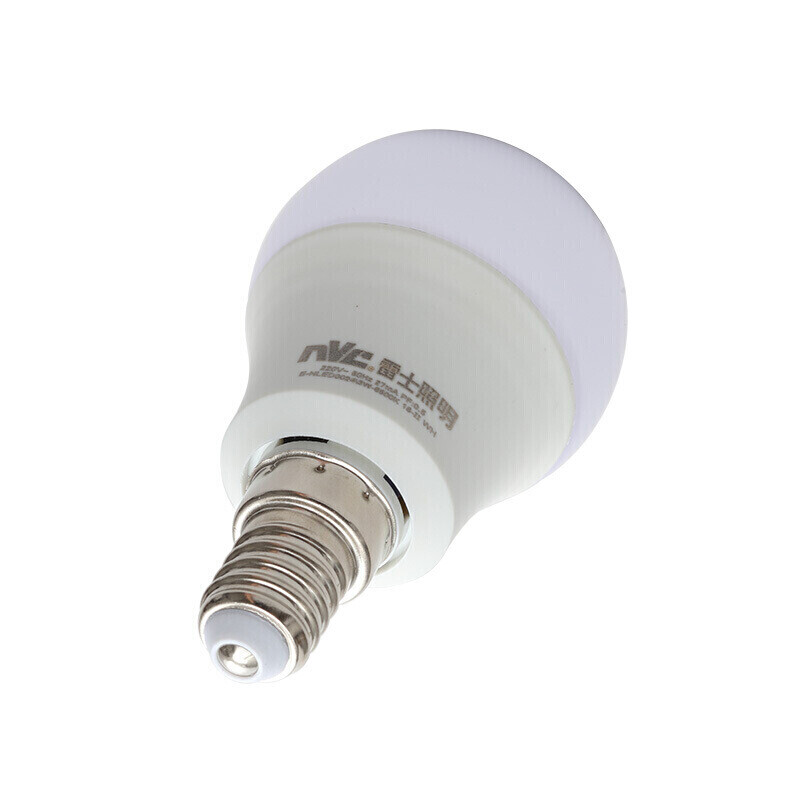 限移动端：雷士照明 LED球泡灯 E27螺口 5W 正白光 4.74元