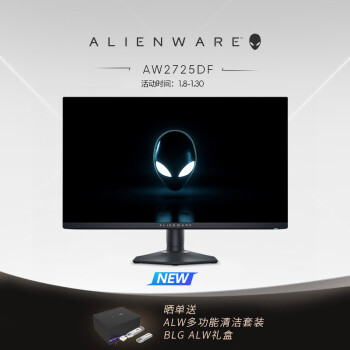 ALIENWARE 外星人 27英寸 电竞显示器 QD-OLED 360Hz 0.03ms 低蓝光FreeSync