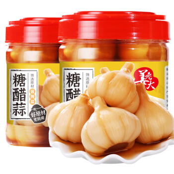 万兴姜老大 糖蒜750g*2 糖醋蒜头 糖蒜瓣腊八蒜下饭菜咸菜  酸甜可口皮薄蒜大