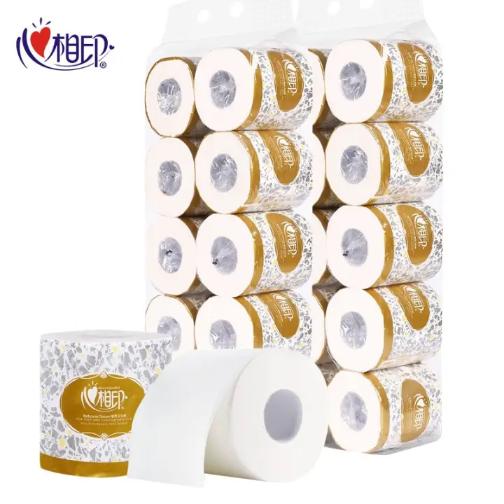 心相印 有芯卷纸 恒金系列 110克*10卷 13.9元（需买2件，需用券）