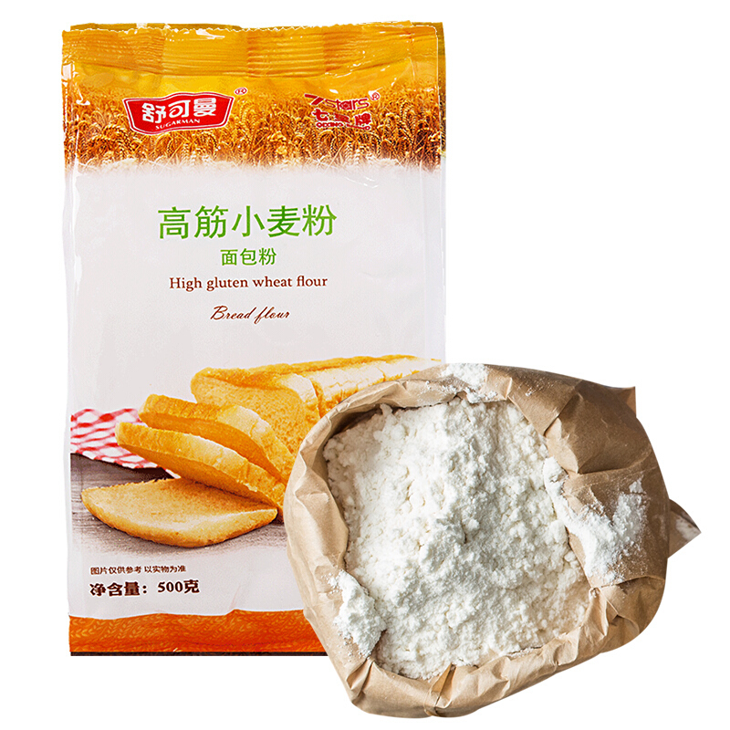 SUGARMAN 舒可曼 高筋小麦粉 500g 2.75元（需买2件，需用券）
