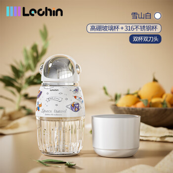 Lechin 乐亲 婴儿宝宝料理机打泥工具儿童破壁家用小型多功能全自动辅食 白色