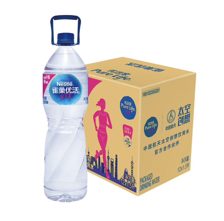 Nestlé Pure Life 雀巢优活 饮用水 1.5L*12瓶 25.45元