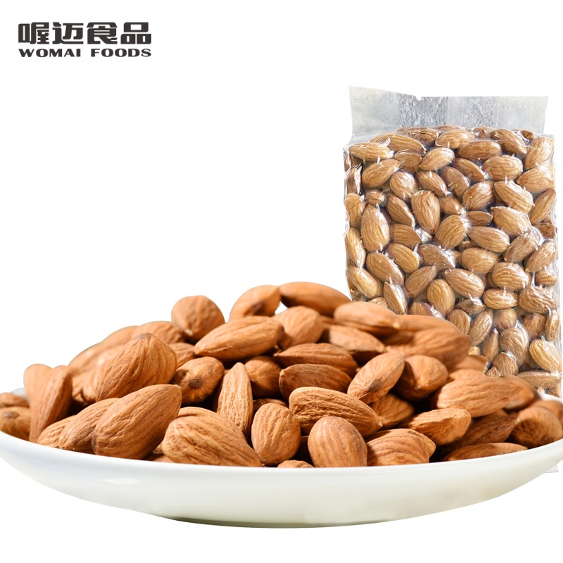 喔迈食品 喔迈 巴旦木仁 生扁桃仁 袋装 500g 券后30元