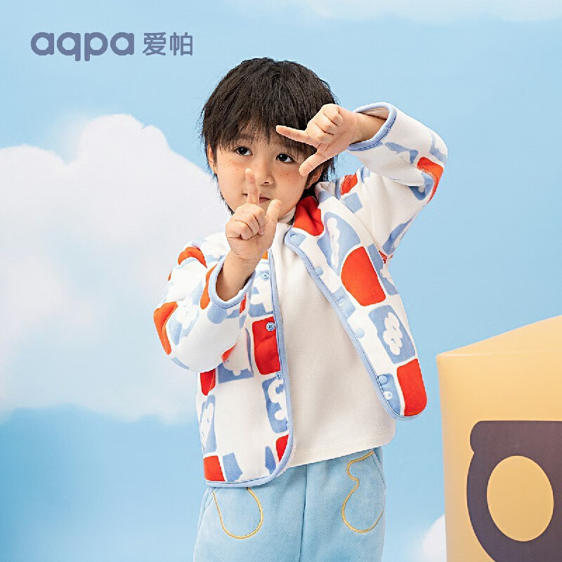 aqpa 宝宝毛绒外套 券后39元