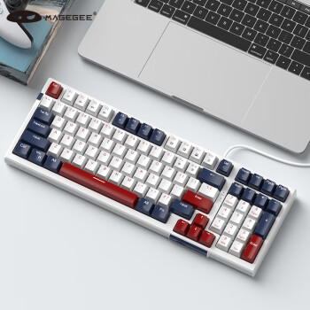 MageGee SKY 98 游戏电竞机械键盘 98键全键热插拔键盘 有线背光拼装键盘