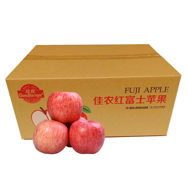 Goodfarmer 佳农 红富士苹果 单果重160-200g 5kg 74.9元（需买2件，需用券）