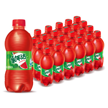 pepsi 百事 可樂 美年達(dá)可樂 Mirinda 冰鎮(zhèn)西瓜味 汽水 碳酸飲料 300ml*24瓶 整箱
