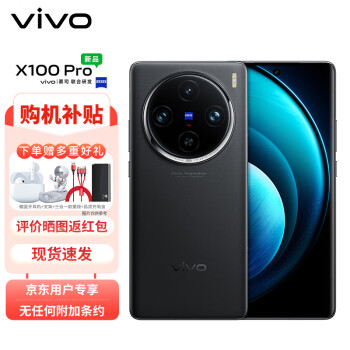 vivo X100 Pro 12GB+256GB 辰夜黑 蔡司APO超级长焦 蓝晶×天玑9300 自研芯片V3 拍照 手机ZG