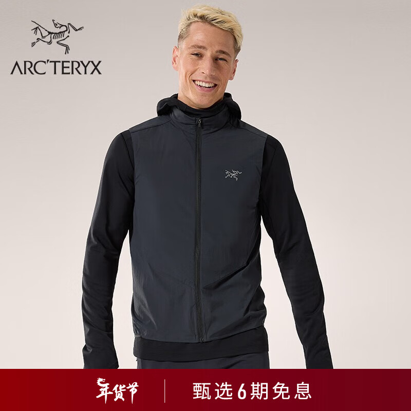 ARC'TERYX 始祖鸟 ARC’TERYX始祖鸟 NORVAN INSULATED GORE-TEX 防水 男子 保暖棉背心 Black/黑色 L 1800元