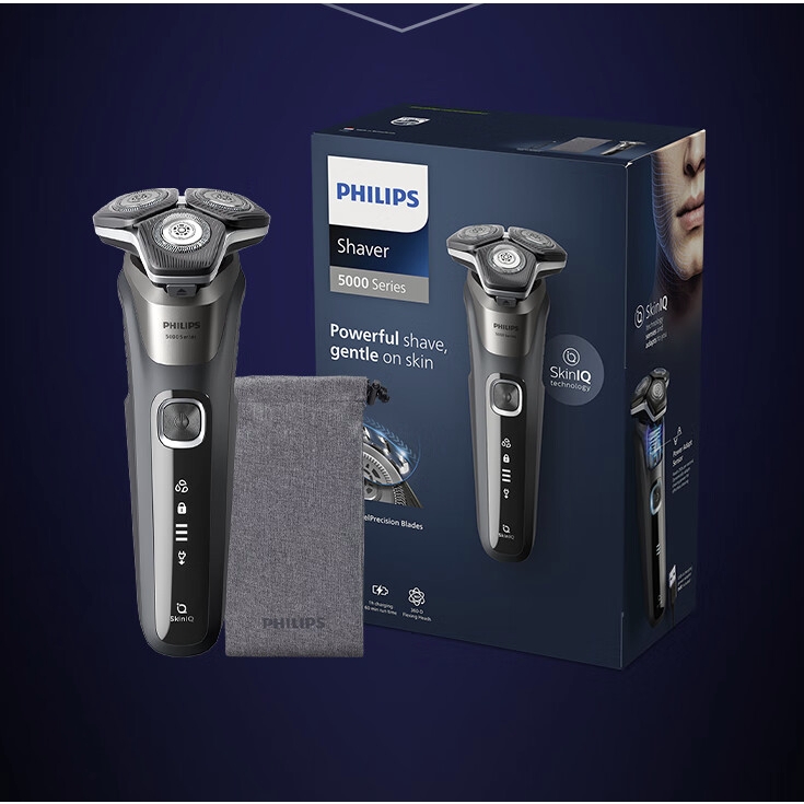 京东PLUS：PHILIPS 飞利浦 S5887/10 亲肤经典蜂巢5系Pro 电动剃须刀 502元（双重优惠）
