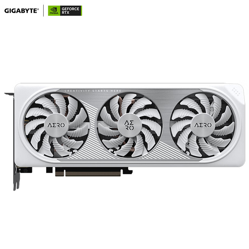 GIGABYTE 技嘉 雪鹰 GeForce RTX 4060 Ti AERO OC 16G 独立显卡 3799元