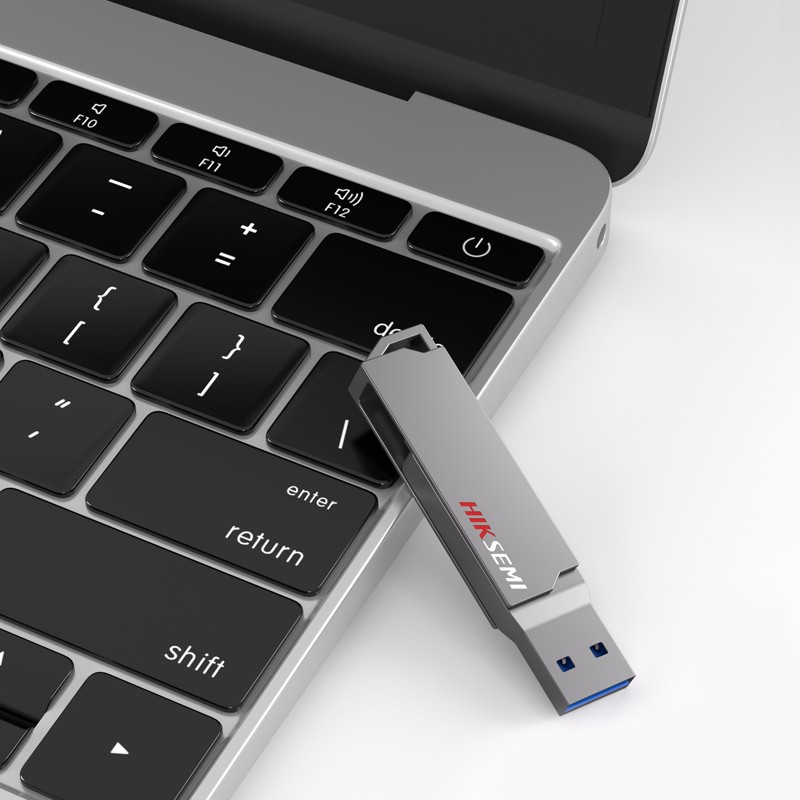 海康威视 X307C USB 3.1 U盘 灰色 128GB USB-A/Type 券后43.9元
