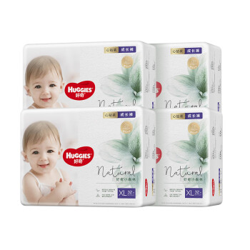 HUGGIES 好奇 心钻装小森林成长裤XXL30片*4包(15kg以上)