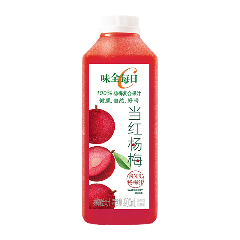 WEICHUAN 味全 每日C 当红杨梅 杨梅复合果汁 900ml 9.58元（需买3件，需用券）