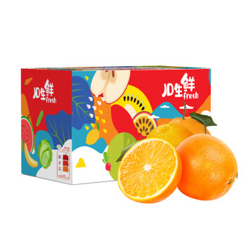 京觅 京鲜生 重庆奉节脐橙/橙子5kg装 单果230g起 新鲜水果年货礼盒