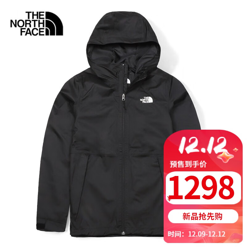北面 冲锋衣男外套24春季新款户外登山服防风保暖 JK3// XL/180 券后1009元