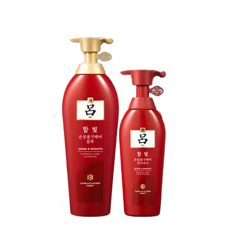 Ryo 吕 洗发水红吕呵护损伤亮泽柔顺洗护套装洗发水920ml+护发素400ml家庭装 130.48元