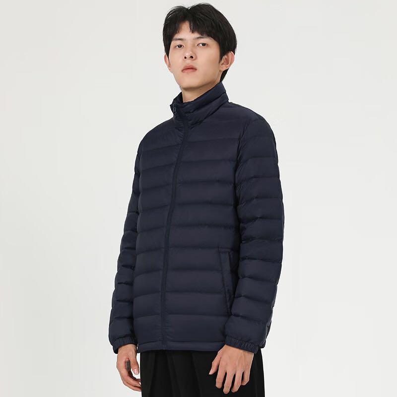 Markless 羽绒服男23年冬季90鹅绒保暖外套男士轻薄上衣 券后159元