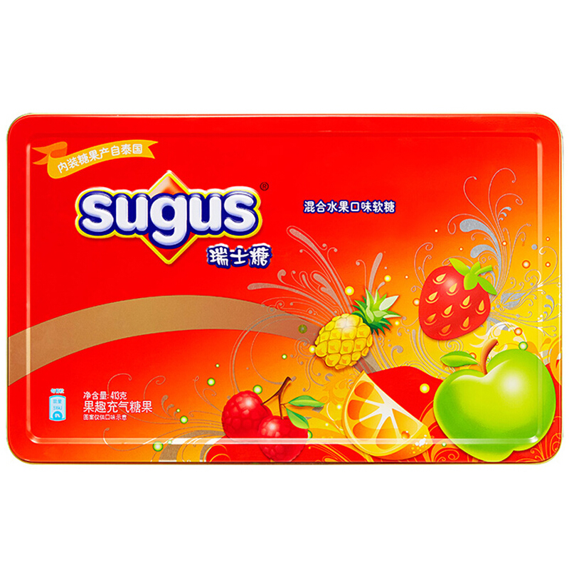 sugus 瑞士糖 水果软糖 混合口味 413g 券后24.9元