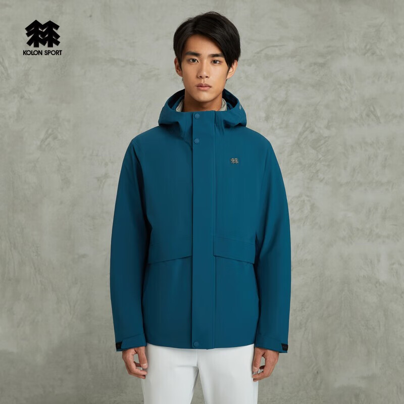 寒潮来了、PLUS会员：KOLON SPORT 可隆 男子三合一羽绒内胆冲锋衣 LHJK3WNT87 券后2225元