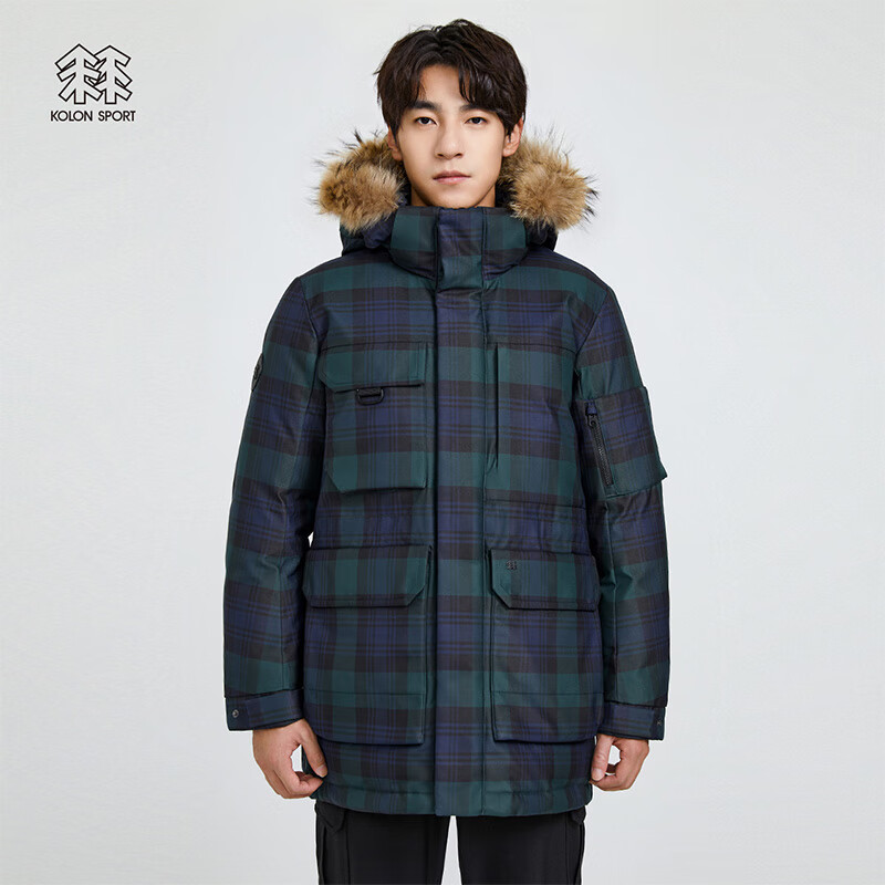 寒潮来了、PLUS会员：KOLON SPORT 可隆 极地系列 男子鹅绒服 LHDJ2WT721 2595元包邮（首购礼金低至2395元）