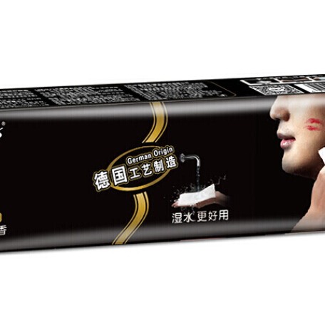 C&S 洁柔 手帕纸 黑Face加厚4层面巾纸8片*12包 古龙香水味 强韧可湿水 券后0.41元