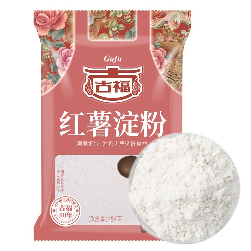 GUFU 古福 红薯淀粉 454g 券后0.36元