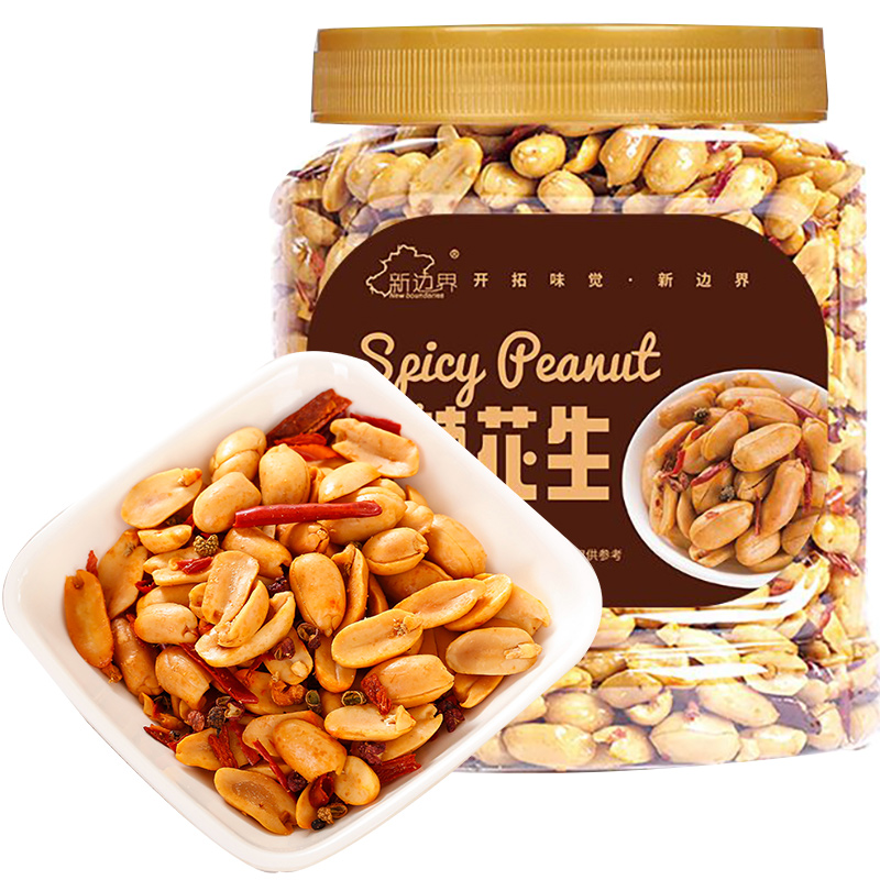新边界 麻辣花生 400g 10.9元
