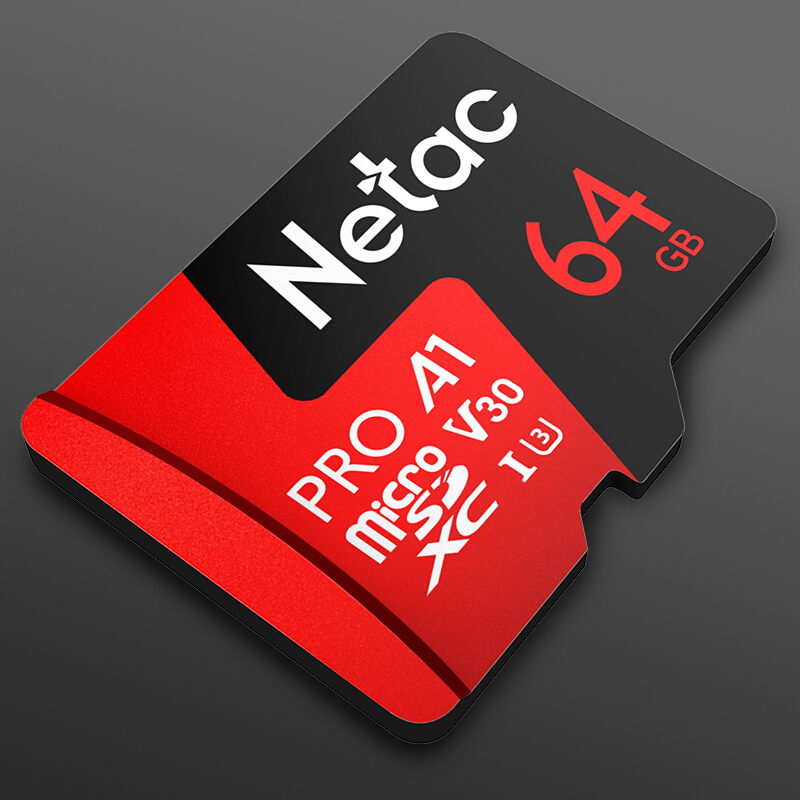 Netac 朗科 P500 至尊PRO版 Micro-SD存储卡 64GB（USH-I、V30、U3、 券后16.9元