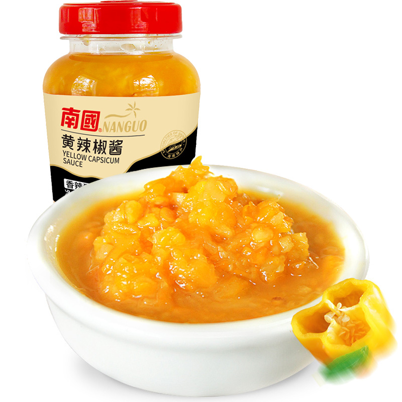 年货先到家：Nanguo 南国 黄辣椒酱 香辣型 135g 7.9元