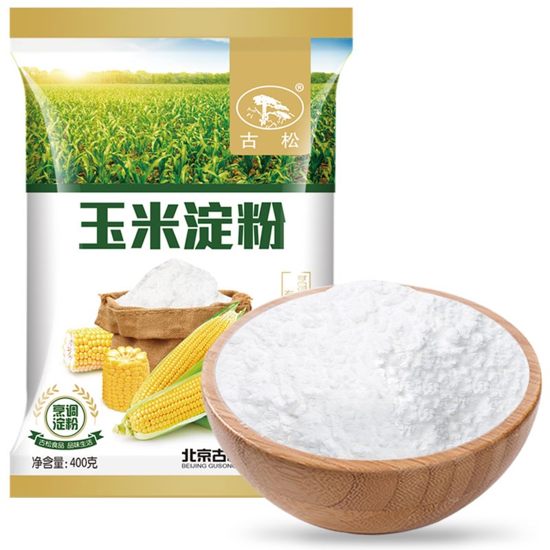 Gusong 古松食品 古松 烘焙原料 玉米淀粉400g 烹調(diào)勾芡粟粉鷹粟粉 二十年品牌 3.61元