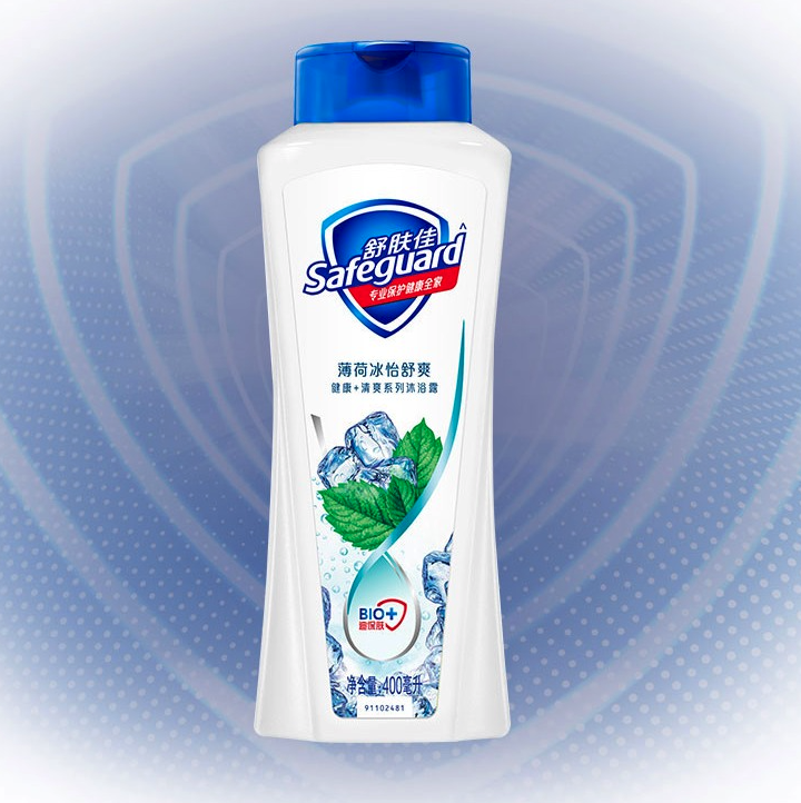 Safeguard 舒肤佳 健康+清爽系列薄荷冰怡舒爽沐浴露 400ml 13.91元