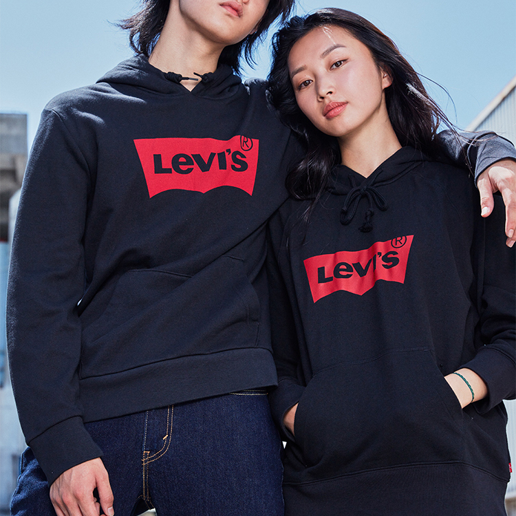 Levi's 李维斯 男女款连帽卫衣 券后158.05元