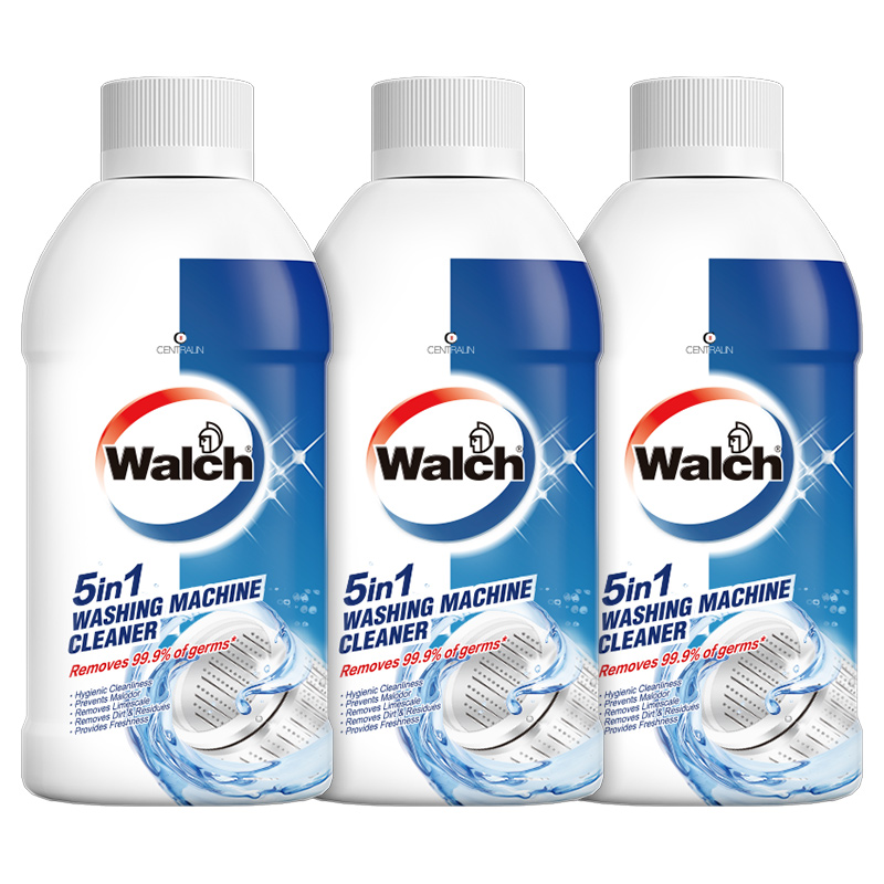 Walch 威露士 洗衣机清洗剂 滚筒清洁剂波轮清洁除菌液除垢去污杀菌 250mlx3瓶 55.91元