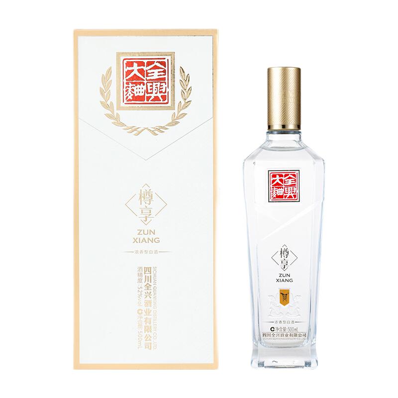 全兴大曲 樽享 52%vol 浓香型白酒 500ml 单瓶装 154.35元