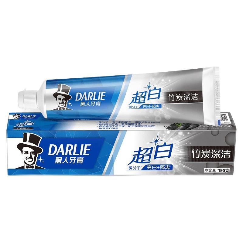 DARLIE 好来 原黑人)牙膏双重薄荷茶倍健超白套装黄牙清新口气牙渍 大容量套装540g 券后29.9元