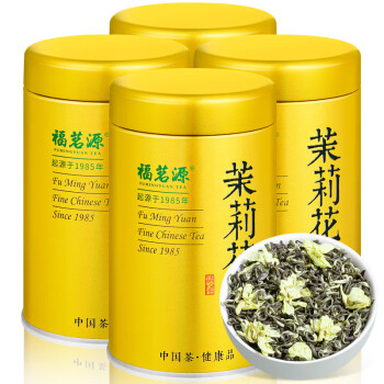 福茗源 茶叶 茉莉花茶500g 2023新茶川派茉莉飘雪花茶四川毛峰年货礼盒