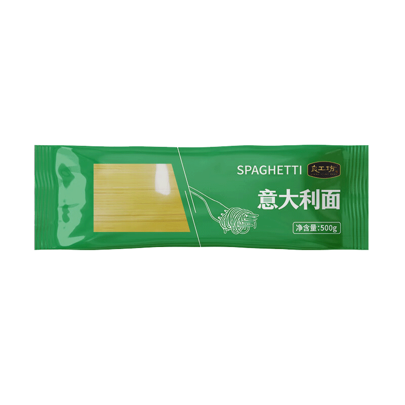 良工坊 意大利面 500g  4.9元包邮（需关注店铺）