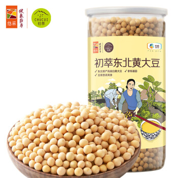 COFCO 中粮 CHUCUI 初萃 中粮豆浆黄大豆1kg 五谷杂粮 可打豆浆 吉林原产黄豆 真空包装