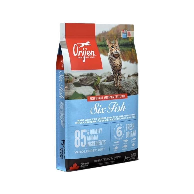 Orijen 渴望 六种鱼猫粮5.4kg 成猫幼猫通用粮 券后568.55元